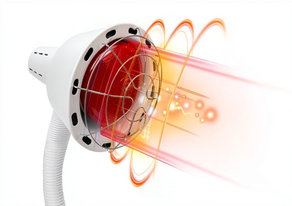 Double Head Infrared Lamp 275W 110V Red Heat Floor Stand by BJTDLLX-2